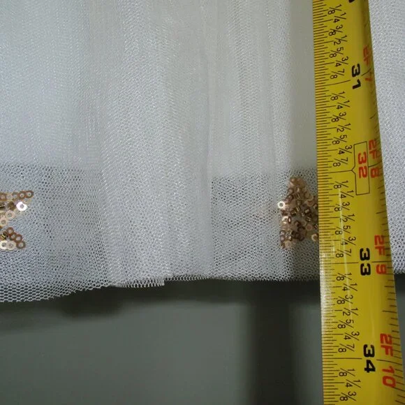 NWT Altar’d State Stars Tulle Tiered Ruffle Midi Fellyn Ballerina Skirt Sz M - Picture 11 of 15